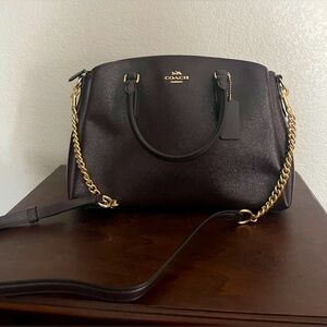 Authentic COACH mini Sage satchel/crossbody purse -color is Oxblood